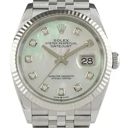 ROLEX DATEJUST 36 10P DIAMOND 126234NG AUTOMATIC MENS USED BUYS-0