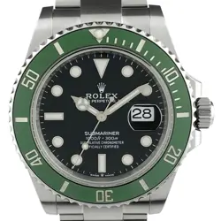 ROLEX GREEN SUBMARINER DATE 126610LV AUTOMATIC MENS USED BUYS-0