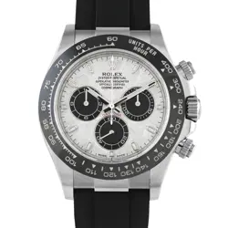 ROLEX DAYTONA WHITE GOLD OYSTERFLEX WATCH 116519LN