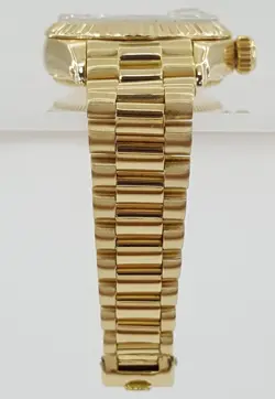 Rolex Ladies DateJust President 6917 Watch 18k Yellow Gold 26mm 60 Grams 6.5"