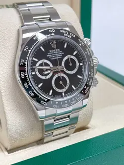ROLEX DAYTONA BLACK 126500LN LNIB 2024