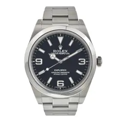 2018 ROLEX EXPLORER STAINLESS STEEL BLACK DIAL 39MM AUTOMATIC MEN'S WATCH 214270