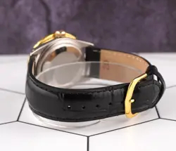 Rolex Datejust 36mm 2-Tone 2.25ct Dark Blue Diamonds Dial Men's Watch