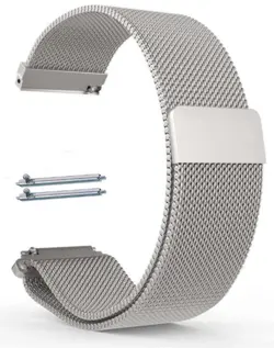 MAGNETIC CLASP STAINLESS STEEL MESH MILANESE BRACELET WATCH BAND STRAP #5041