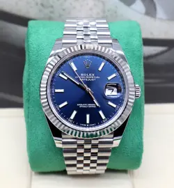 ROLEX DATEJUST  126334 BLUE STICK DIAL JUBILEE