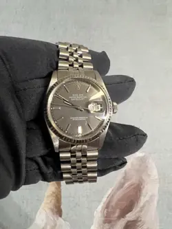 ROLEX DATEJUST REF 1601 SIRCA 1975 RARE GREY DIAL 36MM