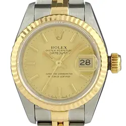 ROLEX DATEJUST 69173 YG AUTOMATIC LADIES #BS174