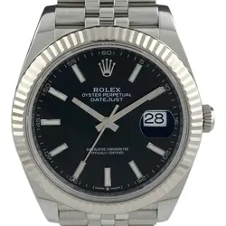 ROLEX DATEJUST 41 126334 WG AUTOMATIC MEN'S #BS016