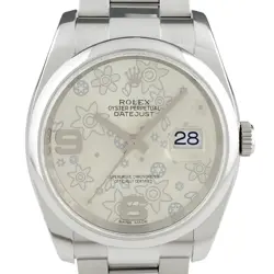ROLEX DATEJUST FLOWER 116200 AUTOMATIC MEN'S #BS060