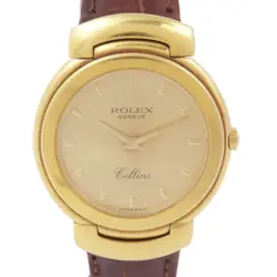 ROLEX CELLINI 6622/1993 QUARTZ WATCH 18K YELLOW GOLD