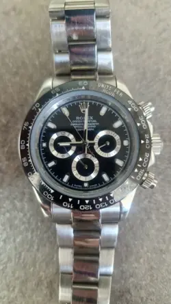 ROLEX COSMOGRAPH DAYTONA BLACK STEEL BEZEL