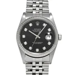 ROLEX DATEJUST 16234G F NUMBER (MANUFACTURED AROUND 2003) MEN'S WATCH G0412