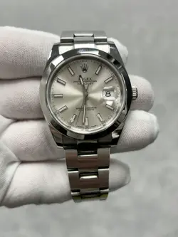 ROLEX DATEJUST 41 126300 STAINLESS STEEL 41MM OYSTER BRACELET