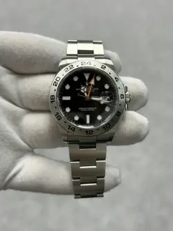 ROLEX EXPLORER II 226570 WITH CARD BLACK DIAL 42MM OYSTER BRACELET STAINLESS