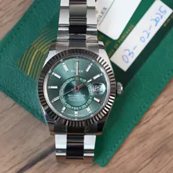 ROLEX SKY-DWELLER 336934 SILVER OYSTER BRACELET WITH SILVER BEZEL 2025 UNWORN