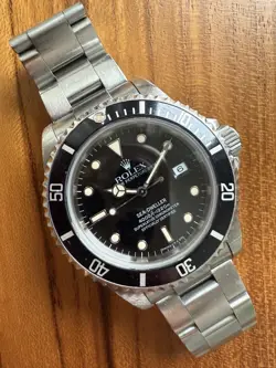 UNPOLISHED 1997 ROLEX SEA-DWELLER WATCH 16600 TRITIUM