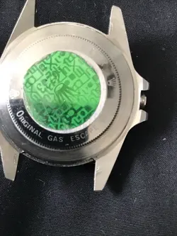 Rolex Submariner Oyster Date Steel Black Dial Mens Watch W/Partial Band