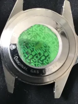 Rolex Submariner Oyster Date Steel Black Dial Mens Watch W/Partial Band