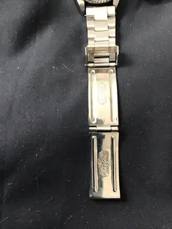 Rolex Submariner Oyster Date Steel Black Dial Mens Watch W/Partial Band