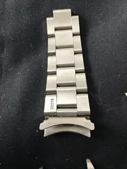 Rolex Submariner Oyster Date Steel Black Dial Mens Watch W/Partial Band