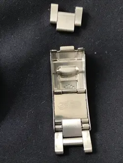 Rolex Submariner Oyster Date Steel Black Dial Mens Watch W/Partial Band