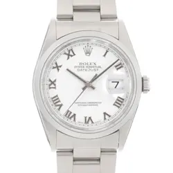 ROLEX DATEJUST 16200 WHITEROMAN SN/#P
