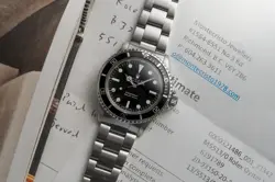 1981 Rolex 5513 Matte Dial Submariner - Rolex Service!