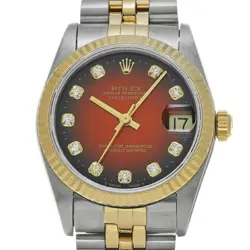 ROLEX DATEJUST 68273G W NUMBER (MANUFACTURED AROUND 1995) UNISEX WATCH G0413