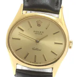 ROLEX 3809 CELLINI K18YG CAL.1600 HAND WOUND LADIES 878841
