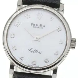 ROLEX CELLINI K18WG 6110 QUARTZ LADYS 711415 EV20