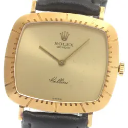ROLEX 4084 CELLINI K18YG CAL.1601 HAND WOUND MEN 870723