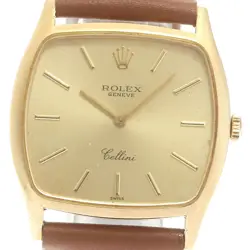 ROLEX 3805 CELLINI K18YG CAL.1600 HAND WOUND MEN 878840