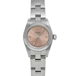 USED ROLEX 67180 U (MANUFACTURED AROUND 1997) PINK WOMEN WATCH