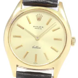 ROLEX 3800 CELLINI K18YG CAL.1600 HAND WOUND LADIES 867707