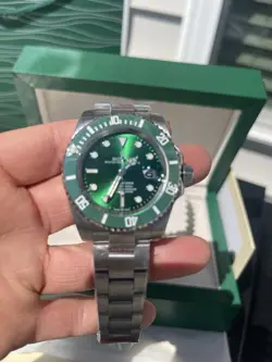 Rolex Submariner Date Steel 40mm Green Dial & Ceramic Bezel