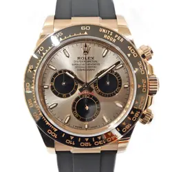 ROLEX DAYTONA 126515LN SUNDUST BRIGHT BLACK ROSE GOLD AUTOMATIC MEN'S #U008