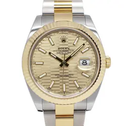 ROLEX DATEJUST 41 126333 RANDOM GOLDEN YG AUTOMATIC MEN'S #U110