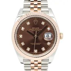 ROLEX DATEJUST 41 126331G RANDOM CHOCOLATE AUTOMATIC MEN'S #U107