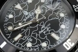 A BATHING APE Bapex T001 Series Rolex Submariner Type 40mm Automatic Watch