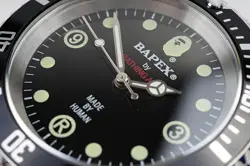 A BATHING APE Bapex T001 Series Rolex Explorer Type 40mm Automatic Watch Black