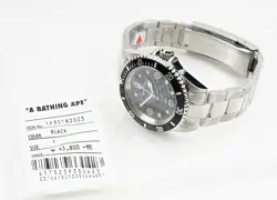 A BATHING APE Bapex T001 Series Rolex Explorer Type 40mm Automatic Watch Black