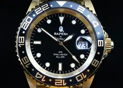 A BATHING APE Bapex T001 Series Rolex GMT Type 40mm Automatic Watch
