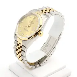 Rolex 18K Gold Combo 10P Diamond Dayjust 36mm Men's Watch 16233 AA47938