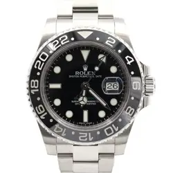Rolex GMT Master II Black Stainless Steel Men's Watch 40mm - Product SKU: