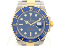 ROLEX 116613LB RANDOM# SUBMARINER DATE SS YG #004