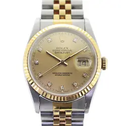 ROLEX DATEJUST S  16233G  STAINLESS STEEL/YG  MENS WATCH