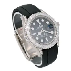 Rolex Yacht-Master 42mm M226679TBR 18K White Gold Baguette Automatic Men's Watch