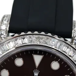 Rolex Yacht-Master 42mm M226679TBR 18K White Gold Baguette Automatic Men's Watch