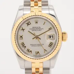 ROLEX DATEJUST 179173NR SS×YG AT SHELL-FACE 1 EXTRA LINK