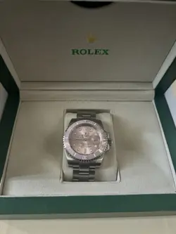 36 M ROLEX SUBMARINER DATE 116610LN  WITH AFTERMARKET CUSTOM MADE PINK DIAL
